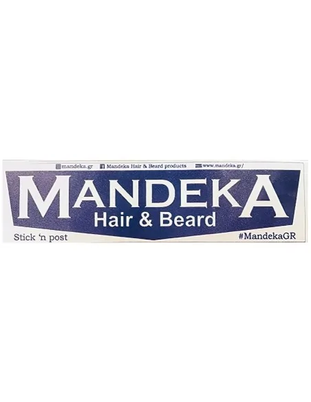 Mandeka Hair & Beard Sticker 3.7 x 14.10cm Disc-0153 Mandeka