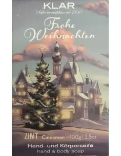 Body & Hands Bar Soap Christmas Edition Cinnamon Klar 100gr 12261 Klar's Soap Soap €5.89 €4.75