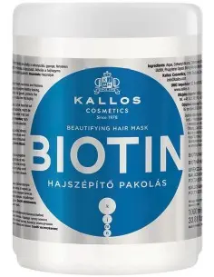 Beautifying Hair Mask With Biotin Kallos 1000ml 12267 Kallos Cosmetics Dry Hair €6.90 €5.57