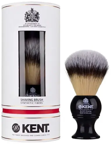 Kent Brushes BLK4S Medium Συνθετικό Πινέλο Ξυρίσματος Black Knot 22mm 10041 Kent Brushes