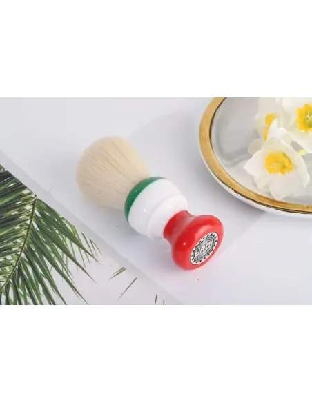 Συνθετικό Πινέλο Ξυρίσματος Scipio Italian Flag R210513-G Yaqi Knot 24mm 12302 Yaqi