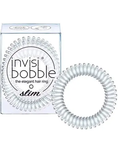 Hair Ring Slim Crystal Clear Invisibobble 3pcs 9869 Invisibobble Spiral Hair Ties €4.50 product_reduction_percent€3.63