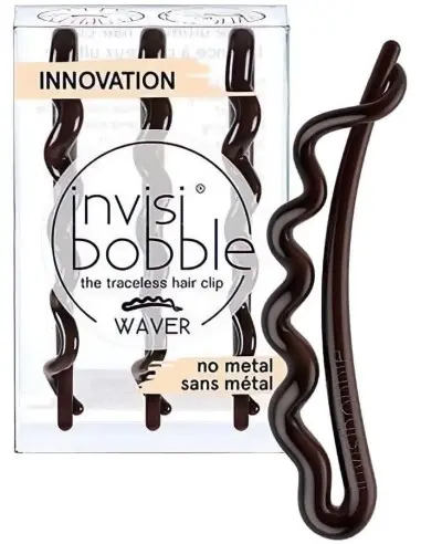 Tσιμπιδάκια Invisibobble Waver Pretty Dark Hair Clips 3τμχ 9866 Invisibobble