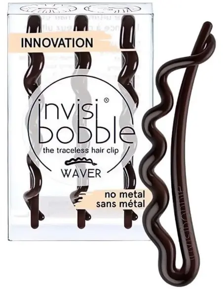Tσιμπιδάκια Invisibobble Waver Pretty Dark Hair Clips 3τμχ 9866 Invisibobble