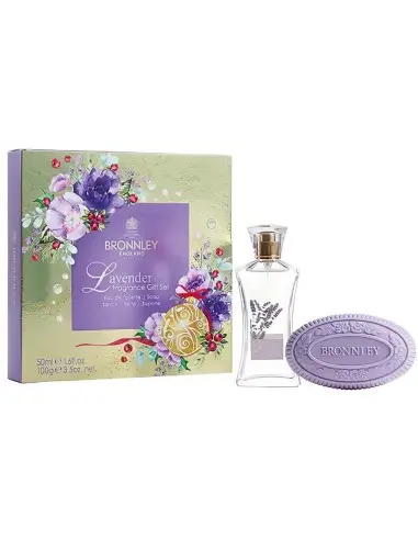 Bronnley England Lavender Fragrance Gift Set EDT 50ml & Soap 100gr OfSt-7414 Bronnley England Gift Ιdeas €21.50 €17.34