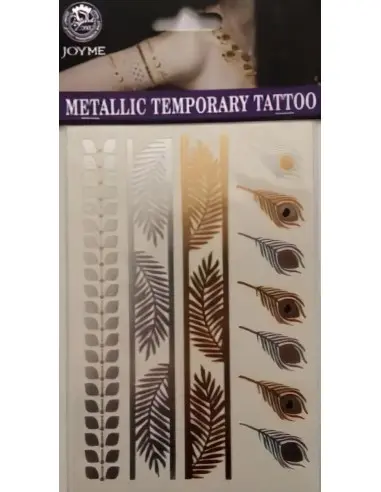 Joyme Metallic Temporary Tattoo JM-BTO4-7 Disc-4614 Tnt Hair