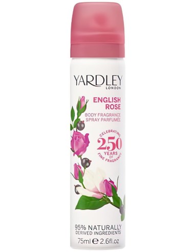 Yardley London English Rose Body Spray 75ml 3546 Yardley London Bath & Body €5.00 €4.03