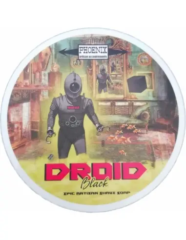 Shaving Soap Droid Black CK-6 Phoenix Artisan Accoutrements 113gr 12459 Phoenix Accountrements Artisan Shaving Soap €26.90 €2...