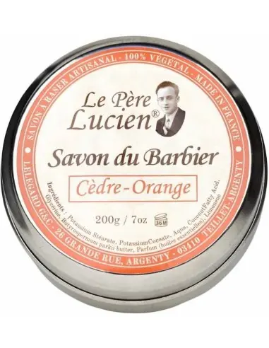 Shaving Soap Cedre - Orange Le Pere Lucien 200gr 12464 Le pere Lucien Shaving Soaps €28.50 €22.99