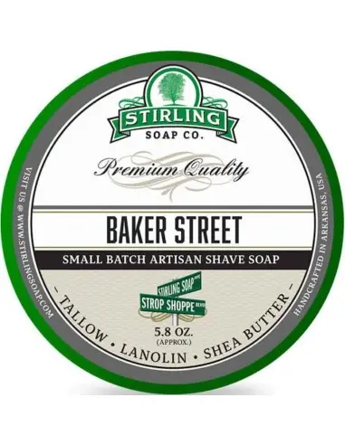 Shaving Soap Baker Street Stirling 170ml 12489 Stirling Traditional Shaving Soaps €19.00 €15.32