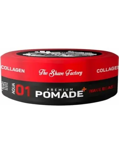 Hair Pomade With Collagen Strong Hold 01 The Shave Factory 150ml OfSt-12495 Shave Factory Strong Pomade €9.90 €7.98