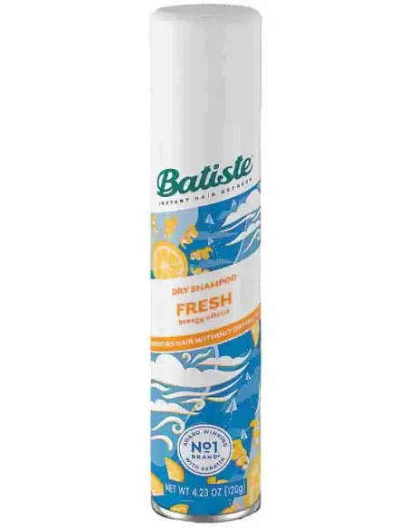 Dry Hair Shampoo Fresh Breezy Citrus Batiste 200ml 12556 Batiste Dry Shampoo €4.50 -20%€3.63