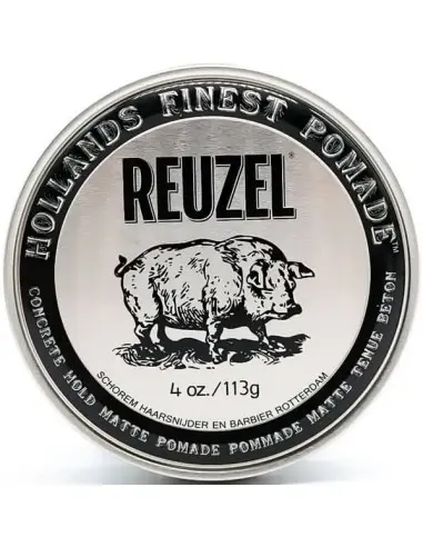 Concrete Ματ Πομάδα με Ισχυρό Κράτημα Reuzel 113gr 12565 Reuzel