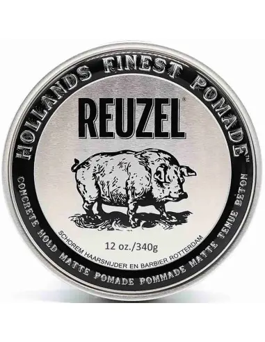 Concrete Ματ Πομάδα με Ισχυρό Κράτημα Reuzel 340gr 12566 Reuzel