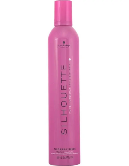 Schwarzkopf Silhouette Color Brilliance Mousse Super Hold 500ml Disc-0335 Schwarzkopf Professional