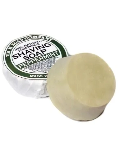 Dr K Soap Company Shaving Soap Peppermint 70gr 0727 Dr K Soap