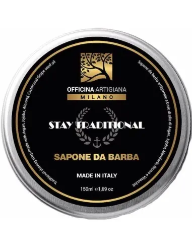 Officina Artigiana Stay Traditional Shaving Soap 150ml OfSt-10451 Officina Artigiana Traditional Shaving Soaps €20.00 €16.13