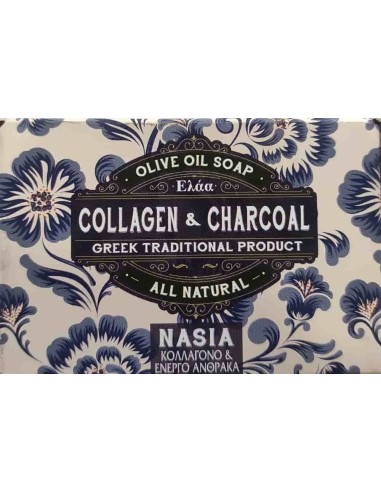Traditional Collagen & Charcoal Olive Soap NASIA ELAA 110gr 12592 Elaa Traditional olive oil soaps €4.87 -30%€3.93