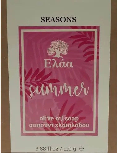 Olive Oil Soap Summer Seasons ELAA 110gr 12620 Elaa Traditional olive oil soaps €3.90 €3.15