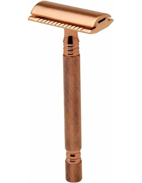 Ξυριστική Μηχανή Ασφαλείας Κλειστού Τύπου Τριών Τεμαχίων Pearl Shaving SS-01 Mellow Apricot 12668 Pearl Shaving