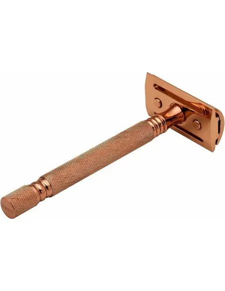 Ξυριστική Μηχανή Ασφαλείας Κλειστού Τύπου Τριών Τεμαχίων Pearl Shaving SS-01 Mellow Apricot 12668 Pearl Shaving