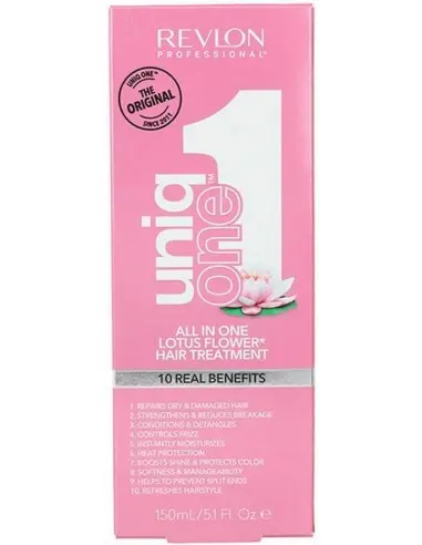 All in One Hair Treatment Uniq One Lotus Flower Revlon 150ml 3920 Revlon Oil Treatments €11.90 product_reduction_percent€9.60