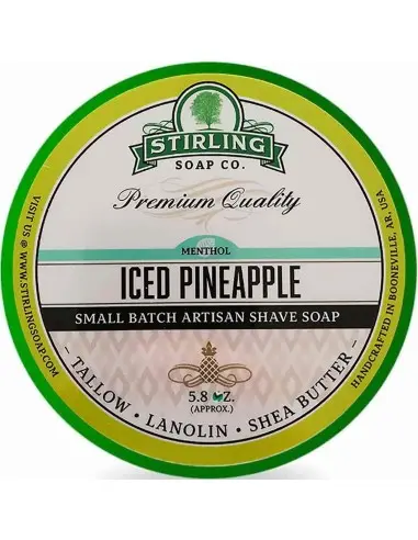 Shaving Soap Iced Pineapple Stirling 170ml 12688 Stirling Traditional Shaving Soaps €19.00 €15.32