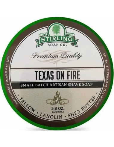 Shaving Soap Texas on Fire Stirling 170ml 12695 Stirling Traditional Shaving Soaps €19.00 €15.32