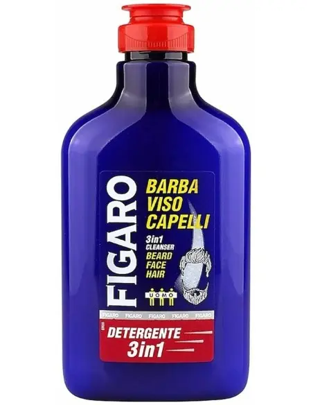 Beard Face and Hair Cleanser 3 in 1 Figaro 250ml OfSt-12722 Figaro Beard Shampoo €5.90 €4.76