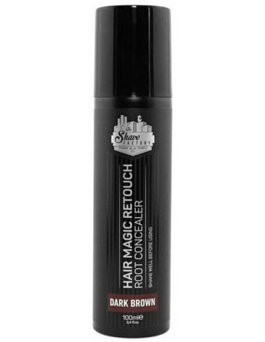 Hair Magic Retouch Root Concealer Σκούρο Kαφέ The Shave Factory 100ml 12715 Shave Factory Hair concealer €8.89 product_reduct...