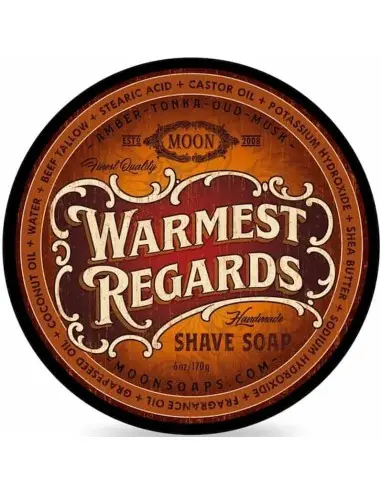 Shaving Soap Warmest Regards Moon Soaps 170gr OfSt-12762 Moon Soaps Artisan Shaving Soap €23.00 €18.55