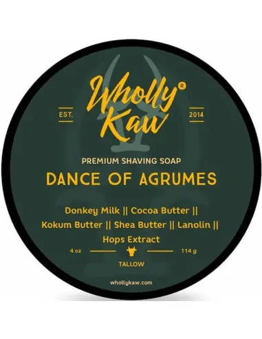 Shaving Soap Dance of Agrumes Wholly Kaw 114gr 12853 Wholly Kaw Artisan Shaving Soap €27.00 €21.77