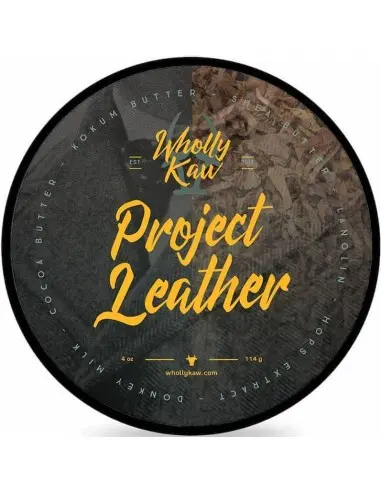 Shaving Soap Project Leather Wholly Kaw 114gr 12883 Wholly Kaw Artisan Shaving Soap €25.00 €20.16