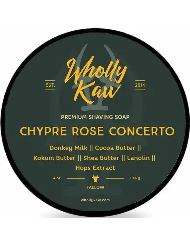 Σαπούνι Ξυρίσματος Chypre Rose Concerto Wholly Kaw 114gr 2887 Wholly Kaw