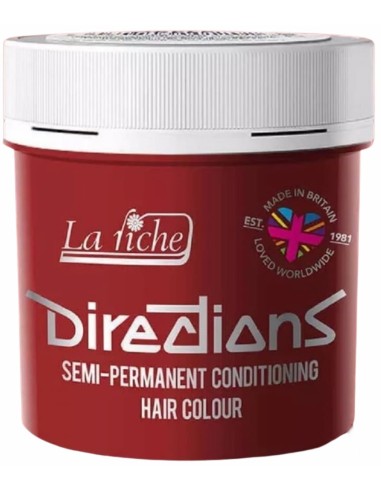 Ημιμόνιμο Χρώμα Μαλλιών Pillarbox Red La Riche Directions 88ml 12933 La Riche Directions HairChalk €6.94 product_reduction_pe...