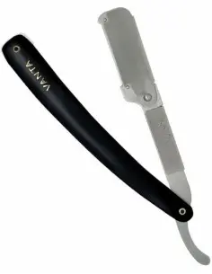 Vanta shavette RA112 Black Sliding With Half Blade | HairMaker.Gr