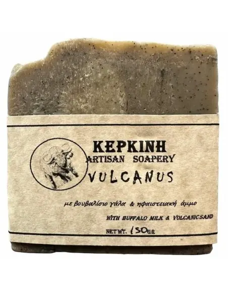 KERKINH Bath Soap Vulcanus Artisan Buffalo Milk 150gr 13146 KERKINH Soap €6.00 €4.84