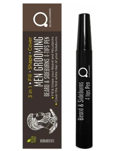 Pen Grooming Beard And Sideburns 4 Tips Black By Qure 5gr 13229 Qure International Beard Dye €9.90 product_reduction_percent€...