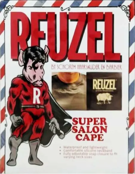 Μπέρτα Κουρέματος Super Salon Μαύρη Full Size Reuzel OfSt-13244 Reuzel