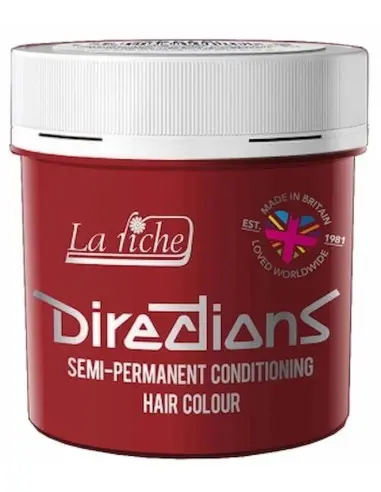 Semi Permanent Hair Colour Vermillion Red La Riche Directions 100ml 13270 La Riche Directions Semi Permanent Hairdyes €7.50 p...