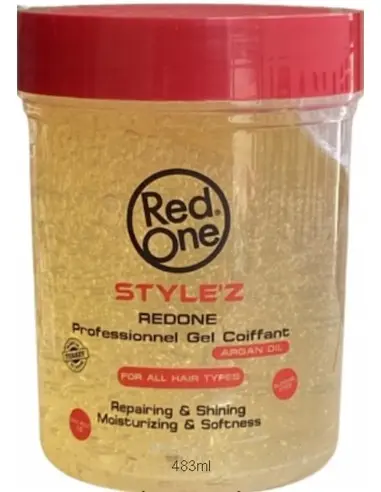 Τζελ μαλλιών με Έλαιο Argan Red One 483ml OfSt-13298 Red One