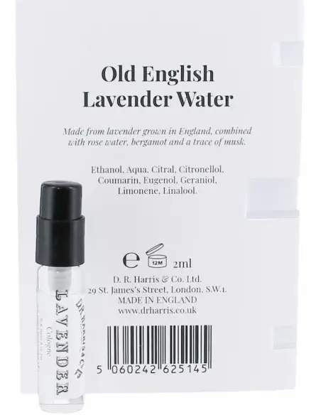 Cologne Lavender D.R Harris 2ml 13360 Dr. Harris & Co. Ltd Samples €2.50 €2.02