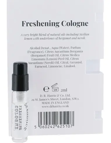 Freshening Cologne D.R Harris 2ml 13363 Dr. Harris & Co. Ltd