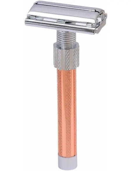 Ξυριστική Μηχανή Ασφαλείας Butterfly LG91 Classy Rose Gold Rolason Disc-13405