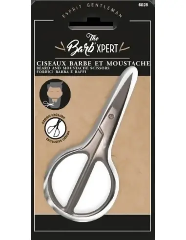 Beard and Moustache Scissors 6028 The Barb Xpert 13417 The Barb' Xpert Nail Accessories €8.99 €7.25