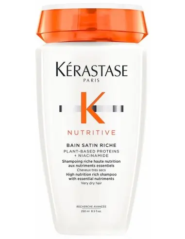 Nutritive Bain Satin Riche Shampoo Dry Hair Kerastase 250ml 13448 Kerastase Paris