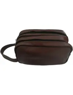 Luxus Δερμάτινο Διπλό Καφέ Νεσεσερ για Αξεσουάρ και Ξυριστικά Είδη 13464 Luxus 2