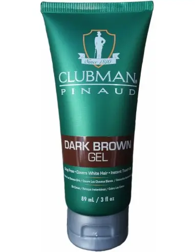 Clubman Pinaud Temporary Colour Dark Brown Gel 89ml OfSt-13497 ClubMan