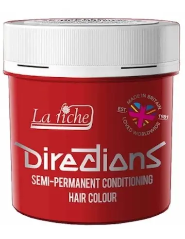 Semi Permanent Hair Colour Poppy Red La Riche Directions 100ml 13505 La Riche Directions Semi Permanent Hairdyes €7.50 produc...