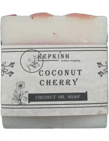 KERKINH Coconut Cherry Natural Bath Soap Bar 150gr OfSt-13524 KERKINH Soap €6.00 €4.84